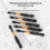 10PCS 50mm PH2 Magnetic  Bit Set  Phillips Impact Batch  Hardness Screwdriver Bit Screw Driver Hand Tool 5