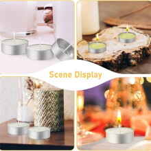 1 Set Empty Candle Jars, Candle Tins with Cotton Candle Wicks, Aluminum Round Empty Candle Jars,for DIY Wax Candles