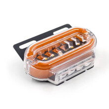 4pcs 24V LED Side Lights Signal Indicator Lamp Warning Tail Light 3 Modes Turn Signal Truck Trailer Lorry