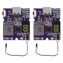 2pcs 22.5W Power Bank Bidirectional Fast Charging Mobile Power Module Circuit Board with Type-C USB Suppor PD/QC3.0 2.0