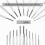 11PCS Small Precision Screwdriver Set,  Screw Driver Set Kit, 6 Different Sizes of Flat- Screwdrivers 5