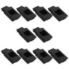 10pcs ABS Cabinet Push Latch Hidden Door Handles Secure Lock Tool Install for Home and Office