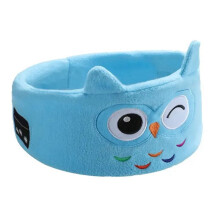 Soft Kid Eye Mask Headphone Comfortable Wireless Earphones Animal Sleeping Elastic Eye Mask Headphones