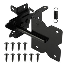 Heavy Duty SelfLocking Gate Latch for Wooden Fence, Stainless Steel Outdoor Garden Lock
