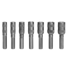 2,5 mm-5,5 mm 6-Punts Zeskantdop H4 Zeskantschacht Moersleutel Onderdeel Metrische Schroevendraaierboor voor Autoreparatie