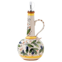 Ceramic Olive Oil Dispenser Bottle 23oz, Olive Oil Dispenser Bottle Ceramic, Stainless Steel Spout Ceramic Oil Dispenser