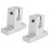 2 Pcs Linear Motion Rail Clamping Rod Rail Guide Support Shaft Bracket Coupling Mount SK8 8mm 1