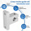 2 Pcs Linear Motion Rail Clamping Rod Rail Guide Support Shaft Bracket Coupling Mount SK8 8mm 4