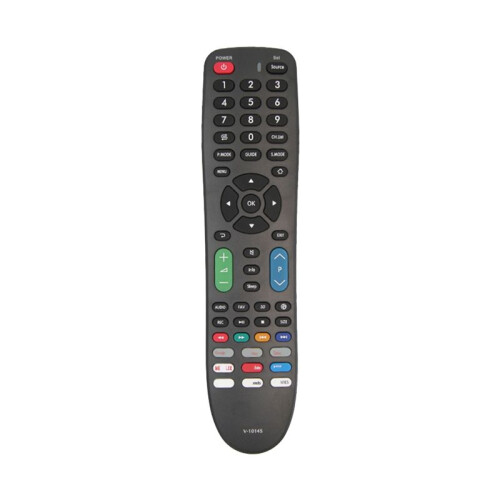 V-1014S Universal Remote Control Multi-Device Compatibility, Easy Setup for TV, DVD,Black