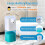 350ml Automatic Foaming Soap Dispenser with Infrared Sensor Touchless Liquid Soap Dispenser 4 Gears for Bathroom 7