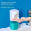 350ml Automatic Foaming Soap Dispenser with Infrared Sensor Touchless Liquid Soap Dispenser 4 Gears for Bathroom 5