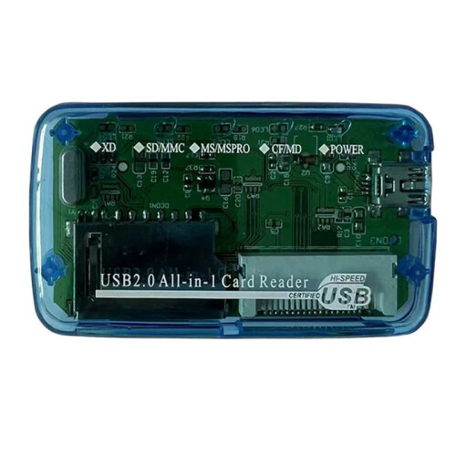 USB 2.0 Card Reader Dongle CF MS TF M2 XD  Memory Card Writer 480Mbps View Data Transfer Adapter Plug  B
