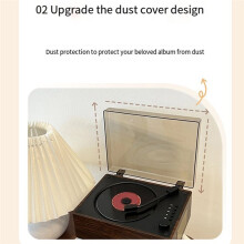 Retro CD Player Rechargeable Support CD BT USB 3.5mm AUX Portable CD Player -Compatible 5.0 Home Music Player C