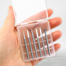 Wood Carving Drill Bits Set,6Pcs Engraving Drill Accessories Bit Wood Carving Kit for Rotary Tool, for Carving Engraving