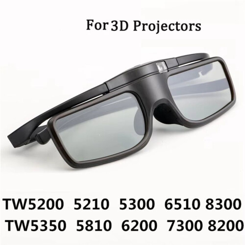 Active Shutter 3D Glasses for  TW5700/5400/5600/930 for ,  3D TV Rechargeable  RF Projector 1