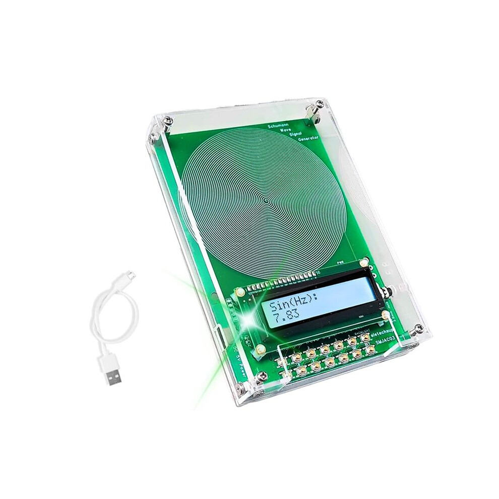 Jojomino Custom Frequency Generator V2, 7.83Hz Schumannwave Resonance Generator, 0.01Hz-200000Hz Adjustable Sine Wave Resonance C