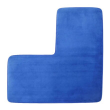L-Shaped Bath Mat Non-Slip, Soft Bathroom Floor Rug, Washable Carpet for Square Showers,Ideal for Corner Shower Spaces B