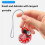 LED Shell Running Light Electronic DIY Kit SMD SMT Electronic Kit with Lanyard for Soldering Practice Learning DIY Kit 7