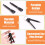 10 Set Portable Screwdriver Tool Outdoor EDC Multi-Function Tool Flat- Screwdriver Phillips Screwdriver Key Ring 6
