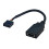 USB 9PIN Naar Type-C Frontpaneelkabel USB 9PIN Naar TYPE-E KEY-A Adapterkabel USB Frontpaneel Adapterkabel 1