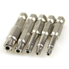 7-Point Hole Plum Screwdriver Hexagonal Handle Seven-Point Star Screwdriver Bit TT20 TT25 TT27 TT40 TT45 5 Pieces