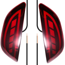 Car LED Rear Bumper Light for Accent Verna Solaris 2008-2015 Tail Reflector Brake Fog Lamp Turn Signal