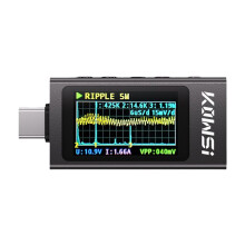 KOWSI KWS-X1 Type-C Tester 3.3-36V 0-12A Digital Voltage Current Detection Meter IPS Display Fast Charging Trigger Meter