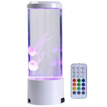 LED Kwallen Nachtlampje met Afstandsbediening USB Aangedreven Kleurrijke Verlichtingsmodi voor Thuis Kantoor Bureau Decoratief