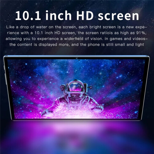 Tablet PC de 10 Polegadas Octa Core Câmeras Duplas Dual SIM Tablets de Chamada Telefônica  Wifi 4 GB + 64 GB ROM 2