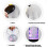LED Jellyfish Night Light with Remote Control USB Powered Colorful Lighting Modes for Home Office Desktop Decorative 2