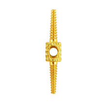 Montainbike Bromsrörskoppling Variabel Hastighet Ledningsslang Genom Anslutning Cykelkabel Ledningsverktyg Golden