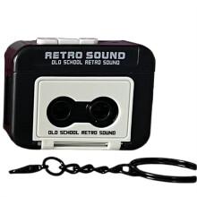 -Retro-Recorder-Schlüsselanhänger Kann Musik Aufnehmen und Abspielen. Lustiger Spieluhr-Anhänger, Personalisiertes Paargeschenk für die Freundin,
