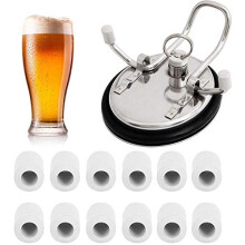 Cornelius Keg Lid with Feet LeakProof Homebrew Replacement Lid for Wide Keg Compatibility