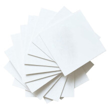 Magic Foam Texture Paper - 4x4Inch White Cellulose Cards, DIY Art Supplies for Acrylics Painting, 10 Sheets