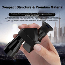 Kompakt Monocular Handheld Monocular BAK4 Prisma med Mobiltelefonklämma för Resor och Turism