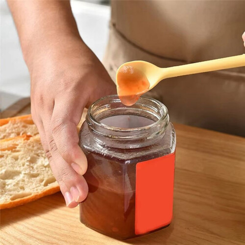 Silicone Scraper Set Double Scraper Jam Cream Deep Bottle Extended Spatula Jam Spoon Spatula Cake Scraper 2