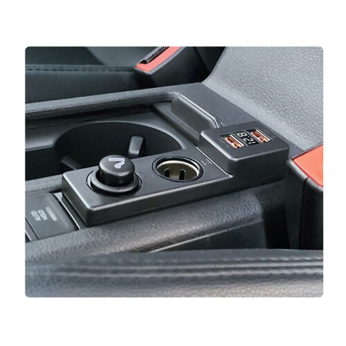 Car Cigarett Lighter Splitter Plug Adapter Fast Charging for   7 Mk7 Interior Modification Accessories LHD 2