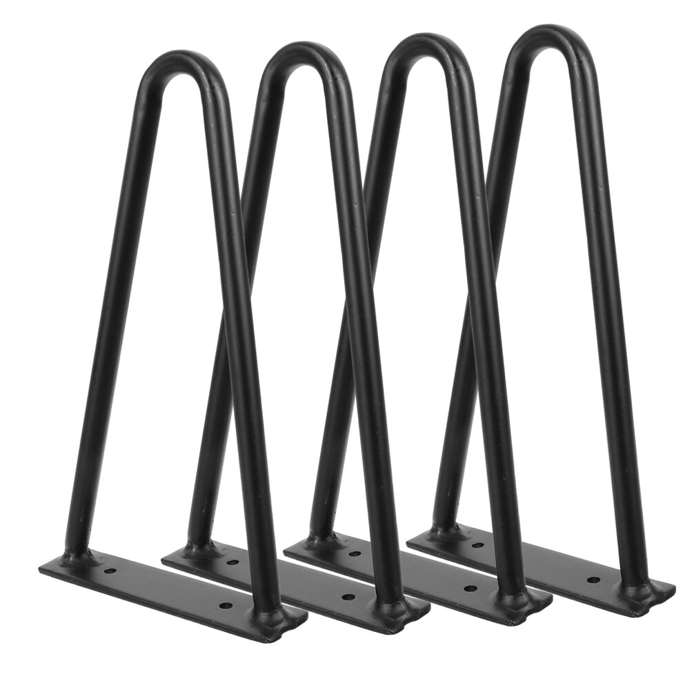 4Pcs Metal Hairpin Table Legs Heavy Load Capacity For Coffee Tables Desks Benches Diy Furniture 9169991244341