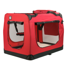 KCT Extra Large Red Fabric Pet Carrier Travel Transport Bag for Cats and Dogs