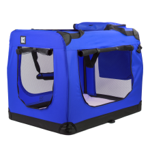 KCT Extra Large Blue Fabric Pet Carrier Travel Transport Bag for Cats and Dogs