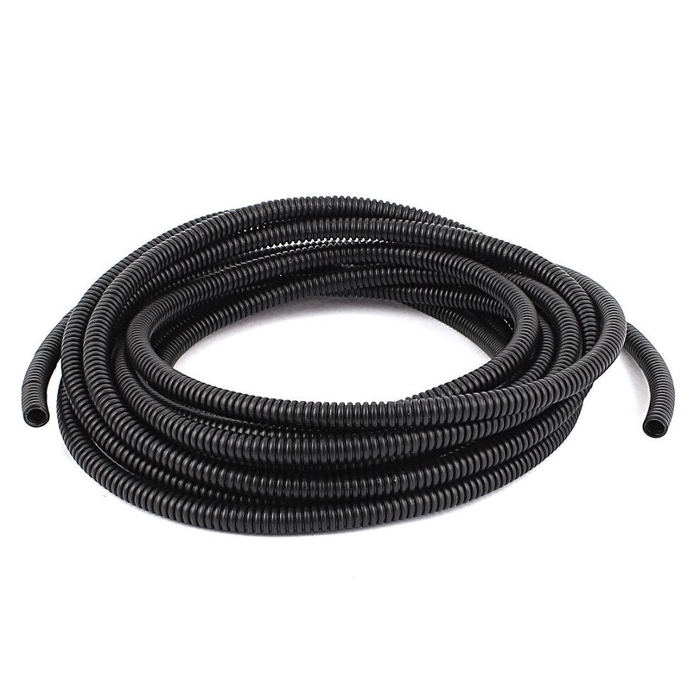Pvc Cable Protector Flexible Corrugated Wire Loom 7Mm Conduit For Automotive And Electrical Black 9169991244488