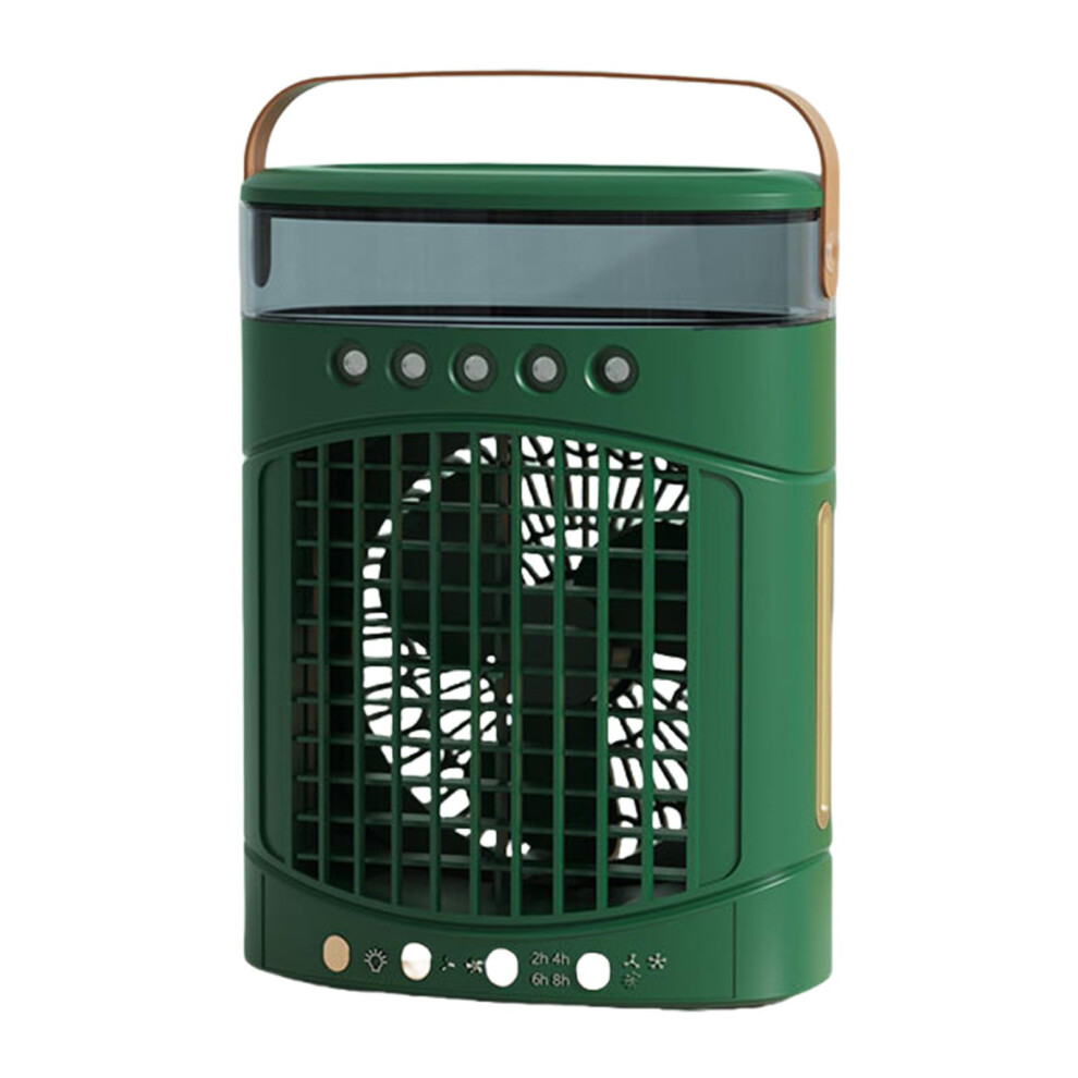 Portable Tower Fan Usb Rechargeable Bladeless Misting With Dual Cooling Mode And 7Color Light 9169991244525