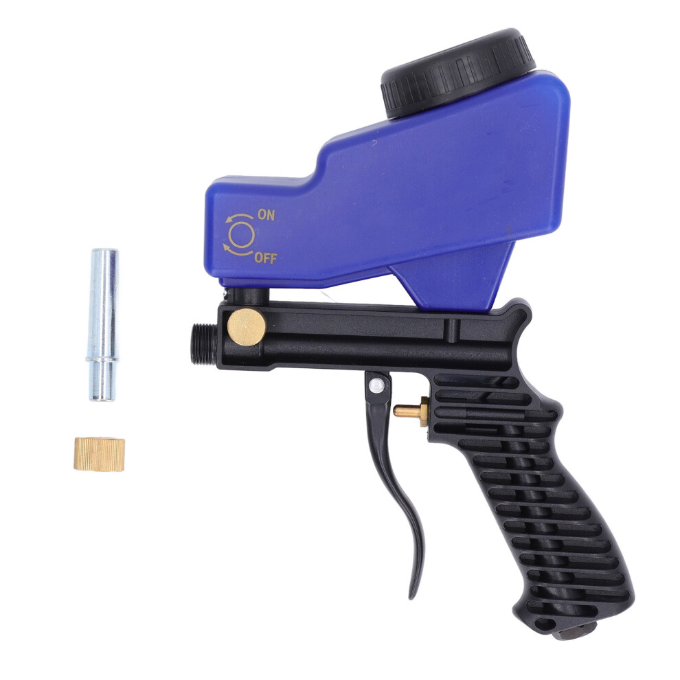 Ergonomic Design Sand Blaster Kit Surface Sandblasting Rust Removal Tool Air Cleaning High Pressure Liquid Cleaning With Replaceable Ceramic Nozzle 9370362878434