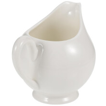 Ceramic Milk Pitcher with Dripless Spout Vintage Creamer Jug for Coffee Sauce and Gravy