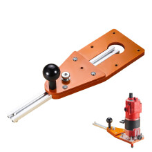 Adjustable Router Circle Cutting Jig for Woodworking with Precision Cuts and Quick Mounting Design