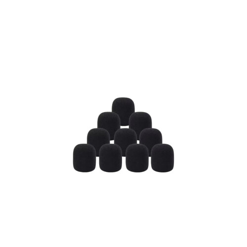 Microphone Cover Foam Replacement Pop Filter for HyperX Cloud II, Cloud Alpha and Chat Headset 10 Pack