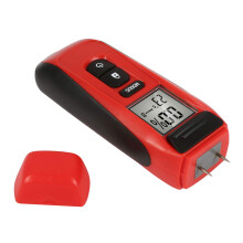 Digital Moisture Meter with Dual Pins and LCD Display for Wood and Building Materials