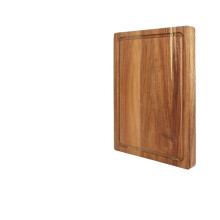 Wooden Cutting Board Walnut and Beech Butcher Block Hygienic NonSlip Kitchen Cheese Board