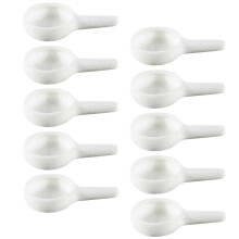 10pcs Ceramic Tealight Candle Holder with Handle Wax Melt Burner Tray for Home Decor and Events