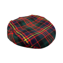 100% Regimental Scottish Tartan Winter Wool Flat Cap - Cameron Erracht Modern